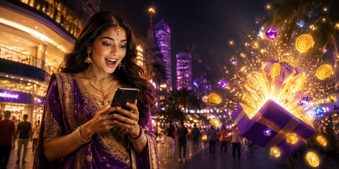 Modern Indian casino gaming and sports betting user in Bangalore with mobile app